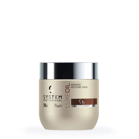 SYSTEM PROFESSIONAL LUXE OIL KERATIN RESTORE MASK 200ML